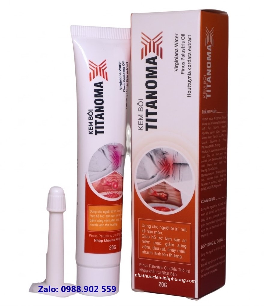 Kem bôi trĩ Titanoma