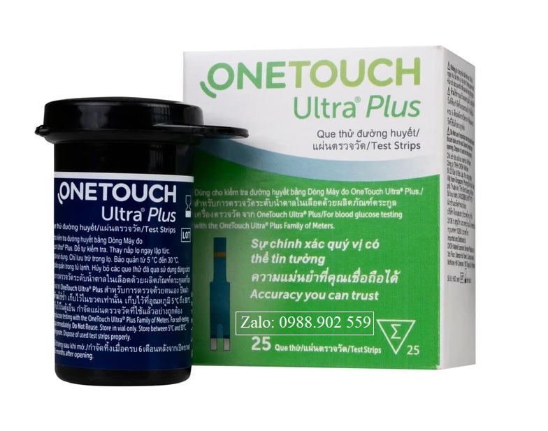 Que thử đường huyết OneTouch Ultra Plus